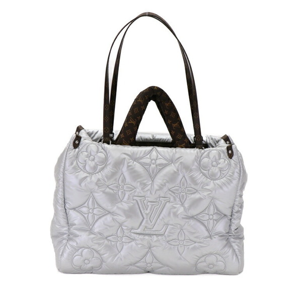 Louis Vuitton Handbags - Louis Vuitton Canvas the Go On Pillow Bag Silver Shoulder Brown LV